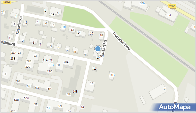 Głogów, Rzemieślnicza, 10A, mapa Głogów