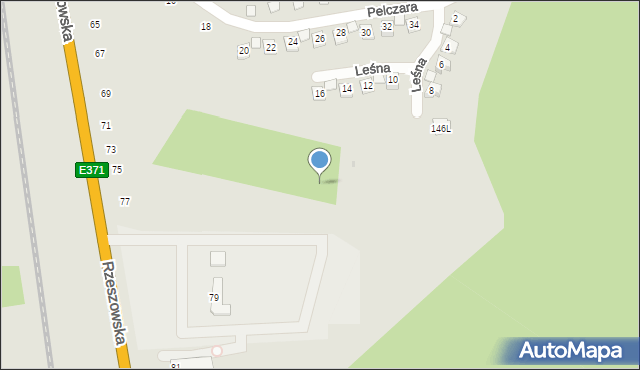 Głogów Małopolski, Rzeszowska, 71b, mapa Głogów Małopolski