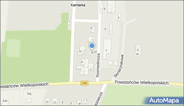 Gniewkowo, Rzemieślnicza, 5, mapa Gniewkowo