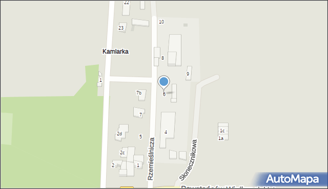Gniewkowo, Rzemieślnicza, 6, mapa Gniewkowo