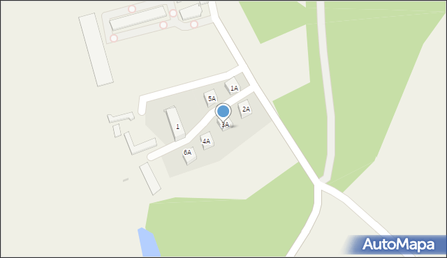 Góra, Rzeczna, 3A/2, mapa Góra
