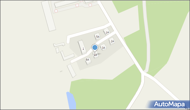 Góra, Rzeczna, 4A, mapa Góra