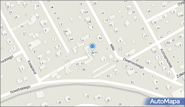Grodzisk Mazowiecki, Rzemieślnicza, 2F, mapa Grodzisk Mazowiecki