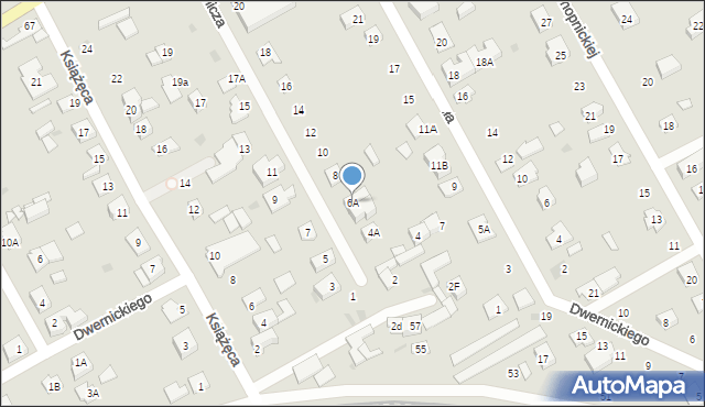 Grodzisk Mazowiecki, Rzemieślnicza, 6A, mapa Grodzisk Mazowiecki