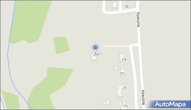 Gryfów Śląski, Rzeczna, 27S, mapa Gryfów Śląski
