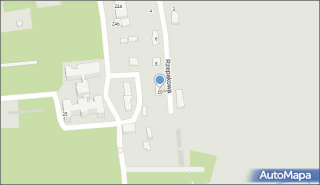 Gryfów Śląski, Rzepakowa, 10, mapa Gryfów Śląski