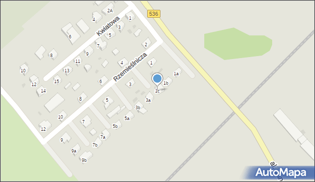 Iława, Rzemieślnicza, 1c, mapa Iława
