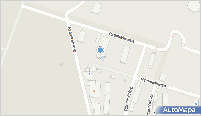 Imielin, Rzemieślnicza, 5A, mapa Imielin