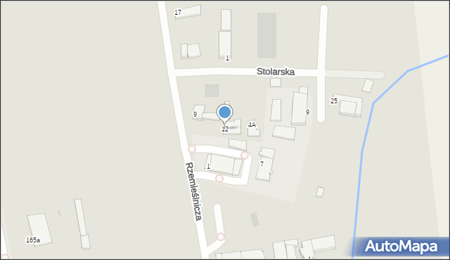 Inowrocław, Rzemieślnicza, 12, mapa Inowrocławia