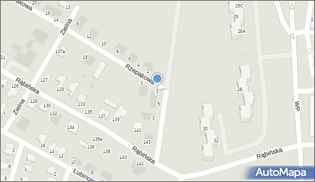 Inowrocław, Rzepakowa, 1, mapa Inowrocławia