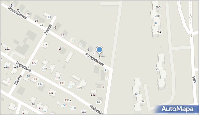 Inowrocław, Rzepakowa, 2, mapa Inowrocławia