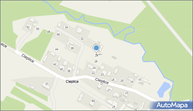 Jangrot, Rzeczna, 28, mapa Jangrot