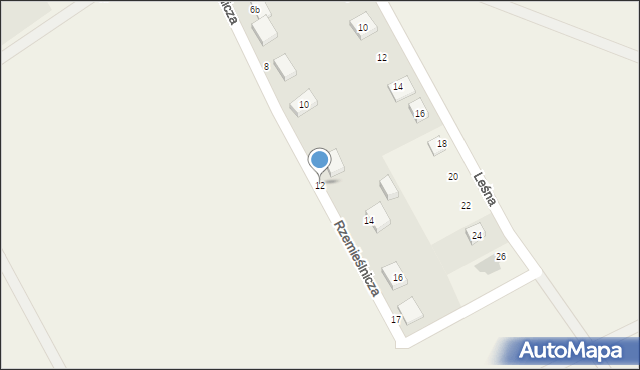 Januszkowice, Rzemieślnicza, 12, mapa Januszkowice