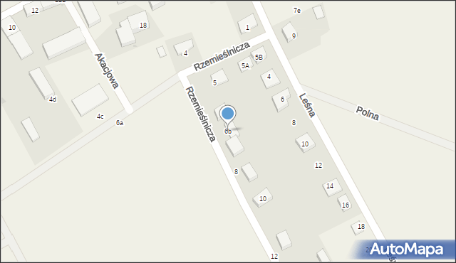 Januszkowice, Rzemieślnicza, 6b, mapa Januszkowice