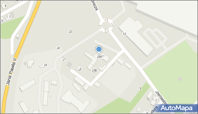 Jaworzno, Rzemieślnicza, 15A, mapa Jaworzno