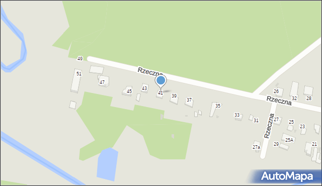 Kalety, Rzeczna, 41, mapa Kalety