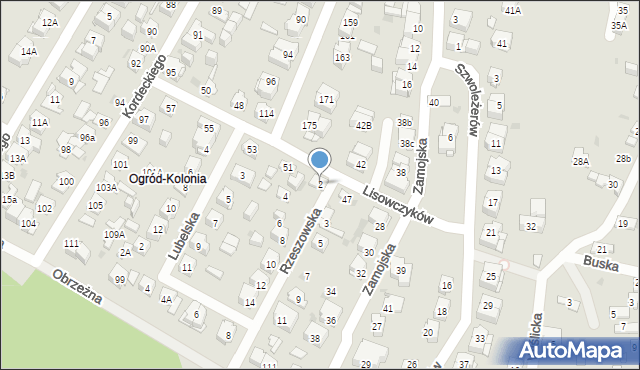 Kielce, Rzeszowska, 2, mapa Kielc