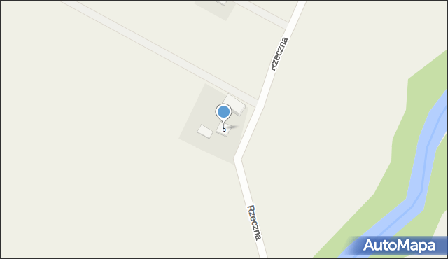 Klonówka, Rzeczna, 5, mapa Klonówka
