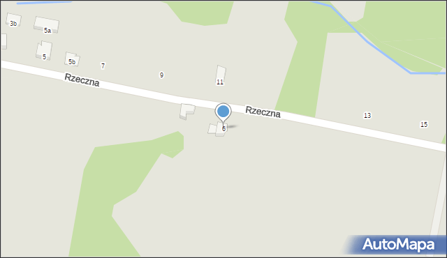 Kobylnica, Rzeczna, 6, mapa Kobylnica