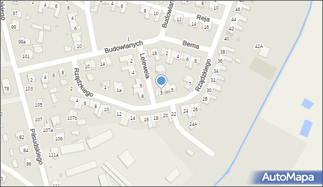 Kolbuszowa, Rządzkiego Józefa, 3, mapa Kolbuszowa