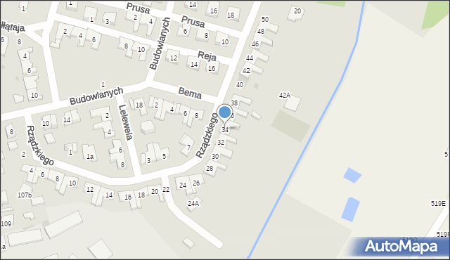 Kolbuszowa, Rządzkiego Józefa, 34, mapa Kolbuszowa