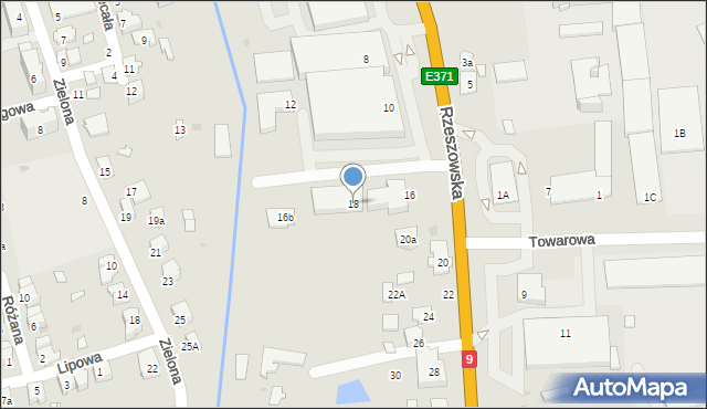 Kolbuszowa, Rzeszowska, 18, mapa Kolbuszowa