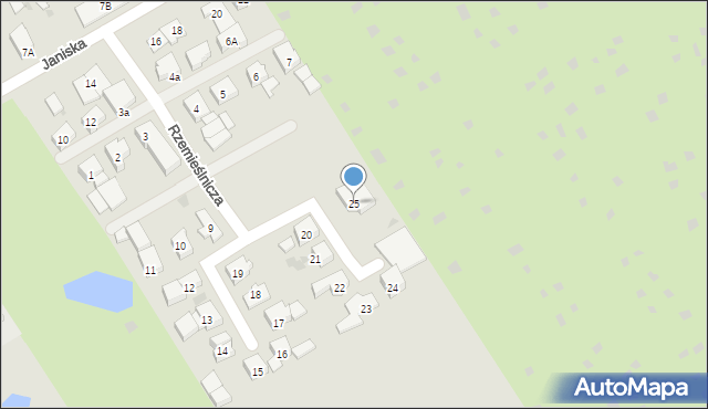 Kołobrzeg, Rzemieślnicza, 25, mapa Kołobrzegu