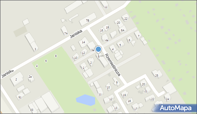 Kołobrzeg, Rzemieślnicza, 3, mapa Kołobrzegu