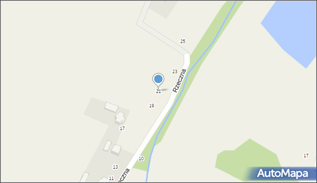 Kostkowice, Rzeczna, 21, mapa Kostkowice