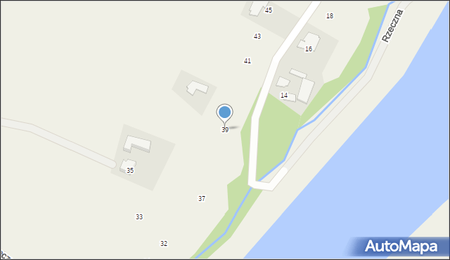 Kostkowice, Rzeczna, 39, mapa Kostkowice