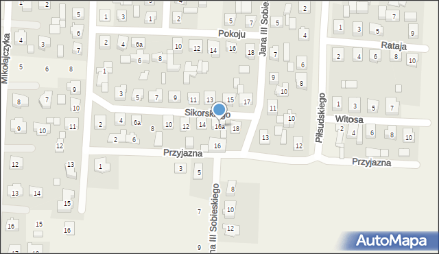 Kowalew, Rzemieślnicza, 16a, mapa Kowalew