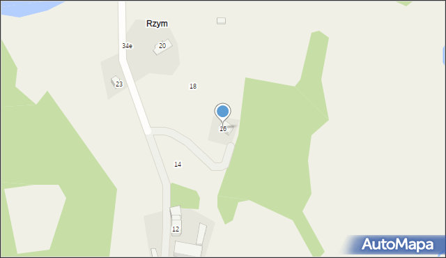 Kożyczkowo, Rzym, 16, mapa Kożyczkowo