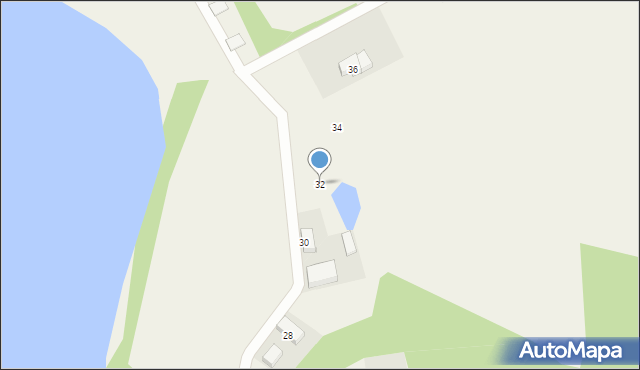 Kożyczkowo, Rzym, 32, mapa Kożyczkowo