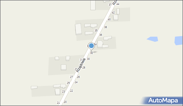 Kurowice, Rządowa, 32, mapa Kurowice