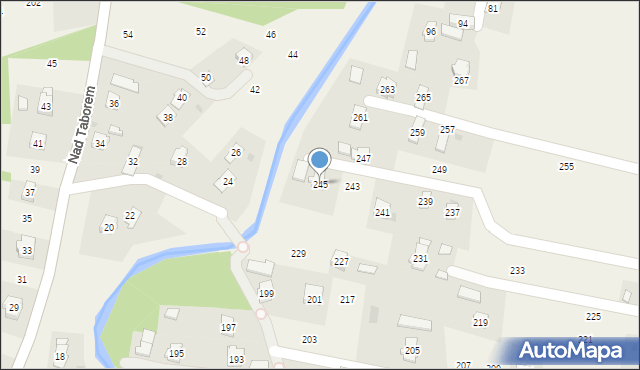 Ladzin, Rzeszowska, 245, mapa Ladzin