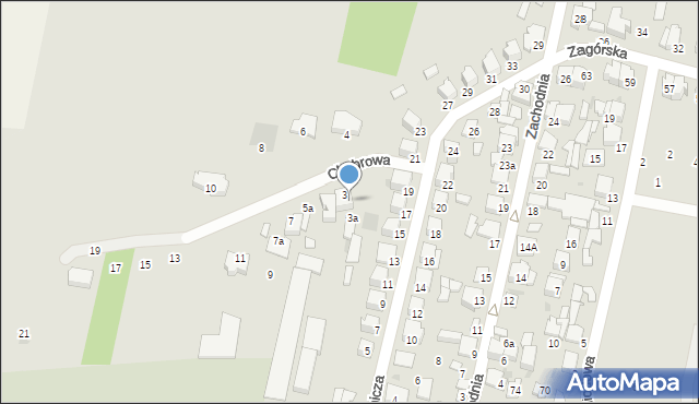 Łowicz, Rzemieślnicza, 19a, mapa Łowicza