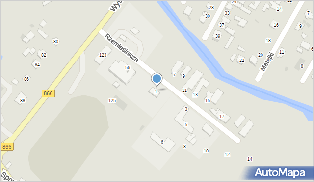 Lubaczów, Rzemieślnicza, 4, mapa Lubaczów