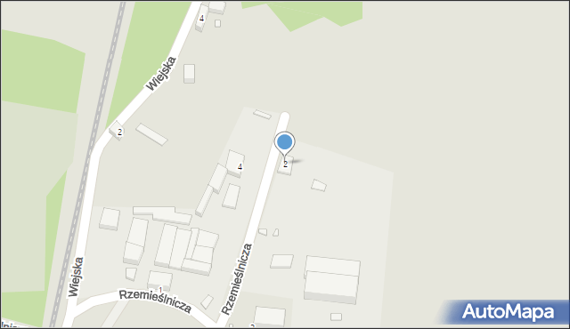 Lubań, Rzemieślnicza, 2, mapa Lubań