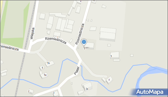 Lubań, Rzemieślnicza, 3, mapa Lubań