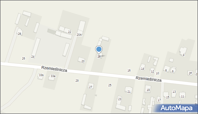 Makowiec, Rzemieślnicza, 18, mapa Makowiec