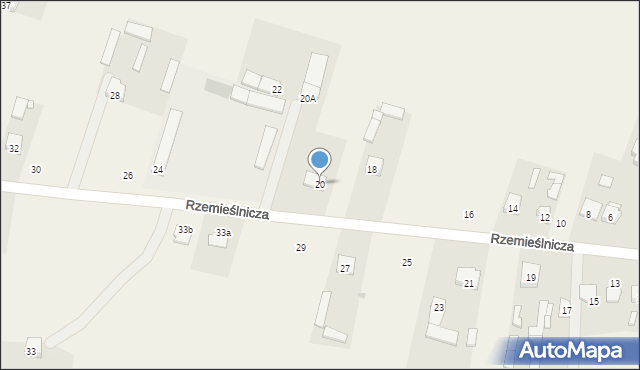 Makowiec, Rzemieślnicza, 20, mapa Makowiec