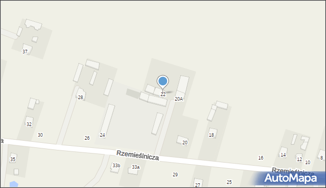 Makowiec, Rzemieślnicza, 22, mapa Makowiec