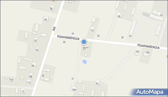 Makowiec, Rzemieślnicza, 35, mapa Makowiec