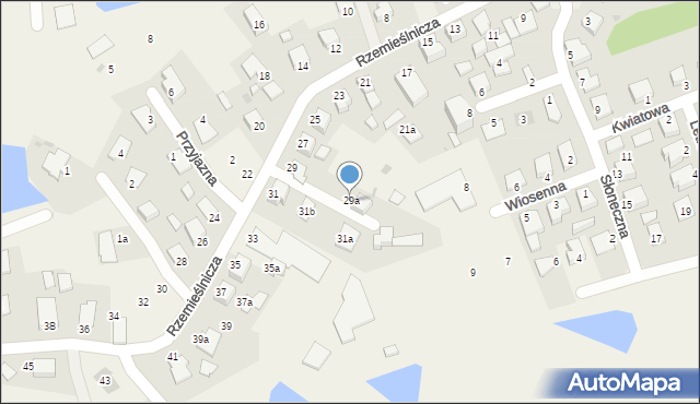 Mała Nieszawka, Rzemieślnicza, 29a, mapa Mała Nieszawka