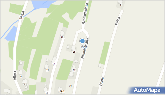 Marklowice, Rzemieślnicza, 23, mapa Marklowice