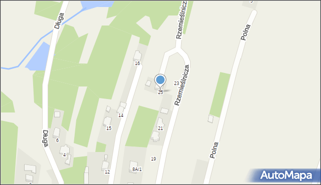 Marklowice, Rzemieślnicza, 25, mapa Marklowice