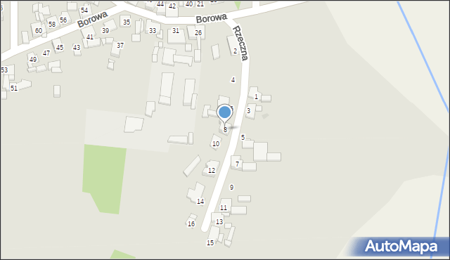 Miasteczko Śląskie, Rzeczna, 8, mapa Miasteczko Śląskie