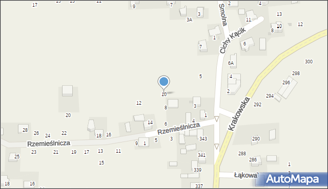 Michałowice, Rzemieślnicza, 10, mapa Michałowice