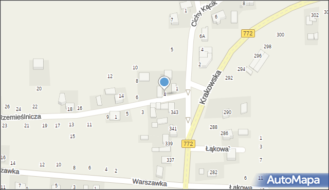 Michałowice, Rzemieślnicza, 4, mapa Michałowice