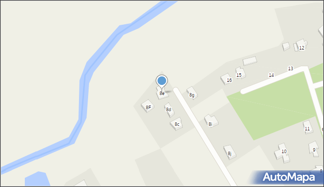 Mosty, Rzeczna, 8e, mapa Mosty